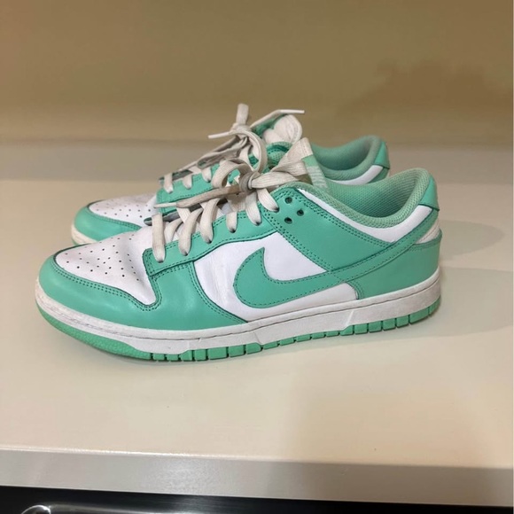 Nike Women's Mint Green and White Sneakers - Picture 3 of 5